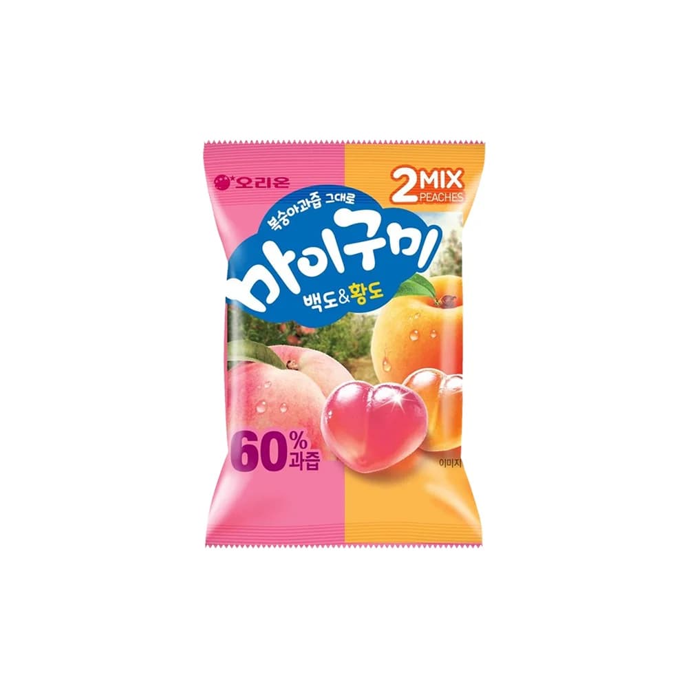 Kẹo dẻo My Gummy Orion đào trắng và đào vàng 66g